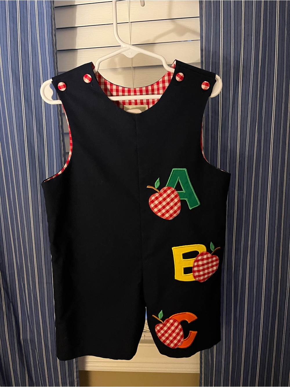 Marco & Lizzy 3T Navy ABC School One-Piece NWOT
